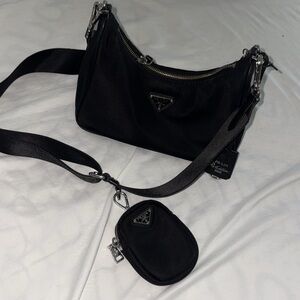 Prada Renylon Bag with Strap - Authentic
